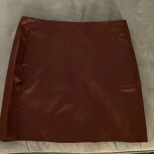 Armani Exchange Brown Mini Skirt